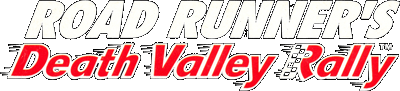 Road Runner's Death Valley Rally logo for Super Nintendo